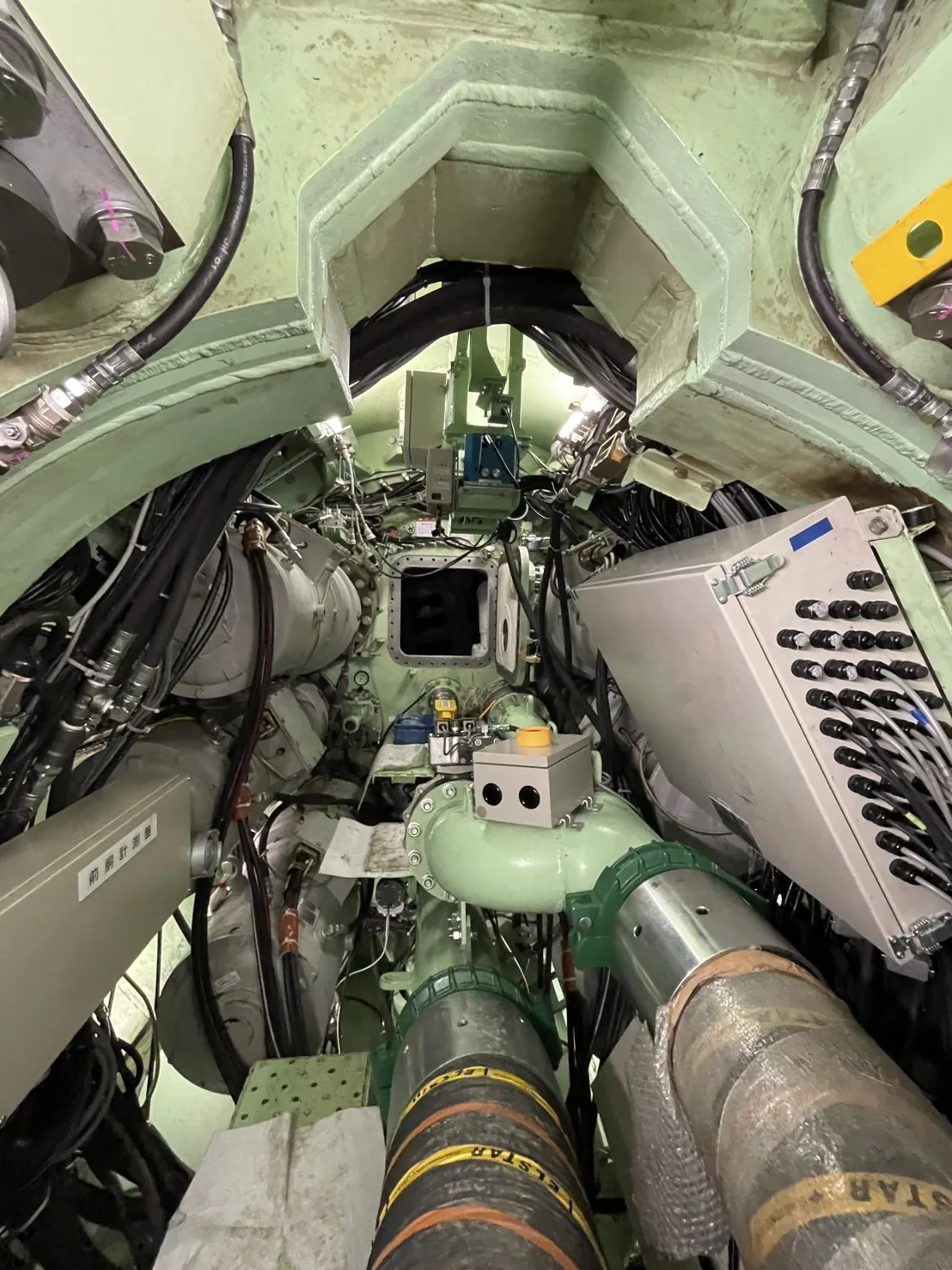 シールド工事の施工現場 7