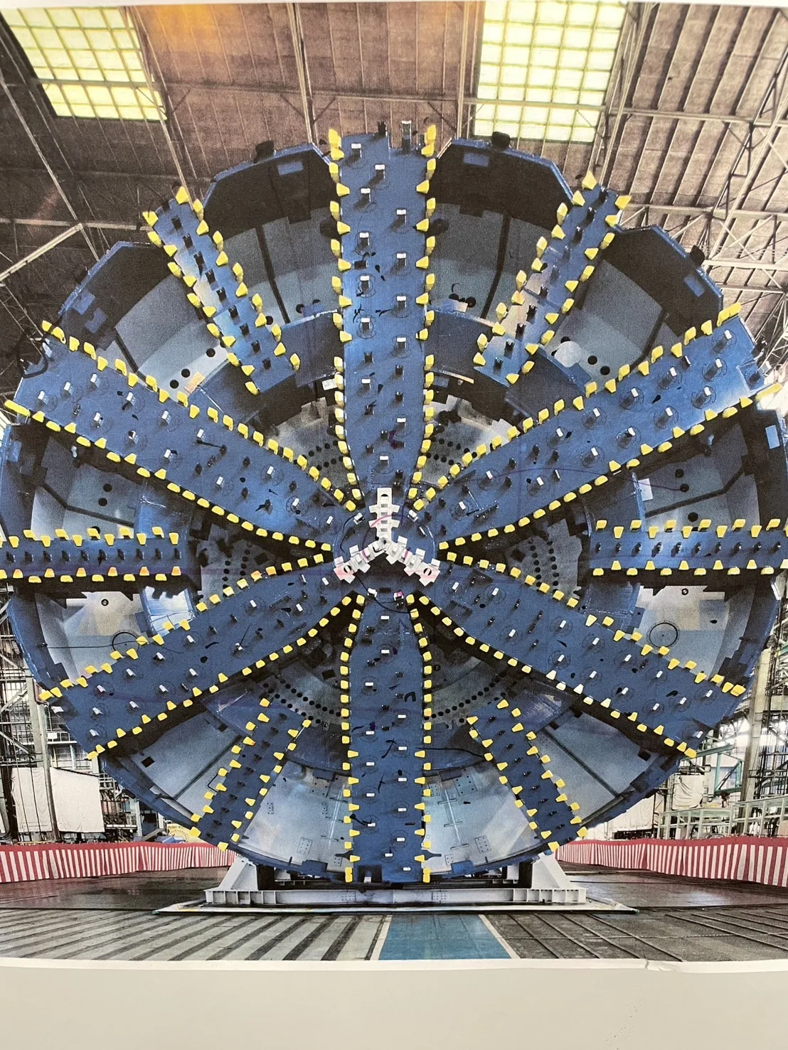 シールド工事の施工現場 9